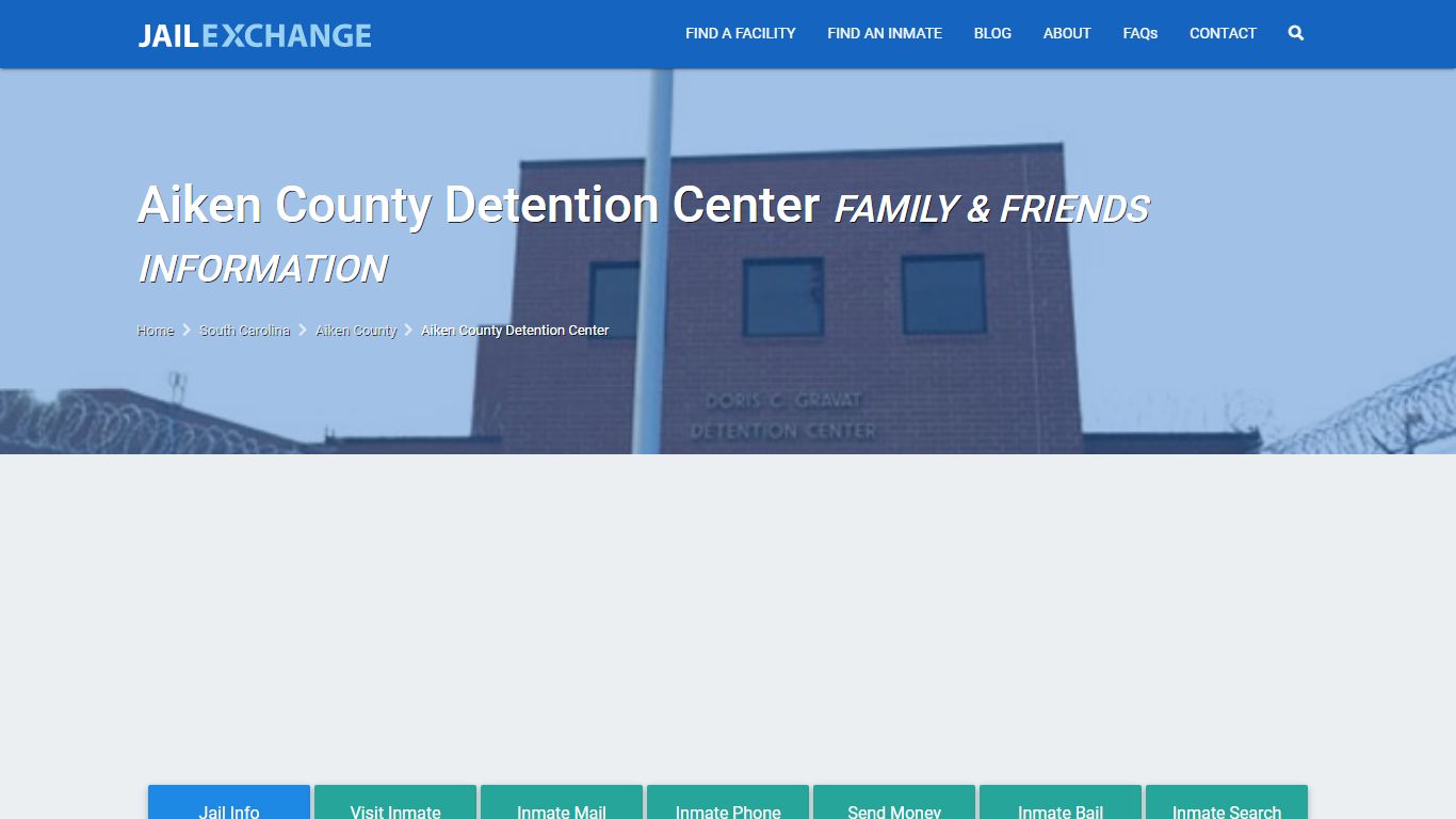 Aiken County Detention Center SC | Booking, Visiting, Calls, Phone